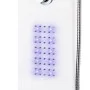 Shower panel column white aluminum 20x44x130 cm by vidaXL, Jet nozzles for bathtubs and showers - Ref: Foro24-142995, Price: ...