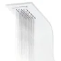 Duschpaneel-Säule aus weißem Aluminium 20x44x130 cm von vidaXL, Strahldüsen für Badewannen und Duschen - Ref: Foro24-142995, ...
