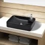 Ceramic sink with hole for black faucet by vidaXL, Sinks - Ref: Foro24-141935, Price: 74,68 €, Discount: %