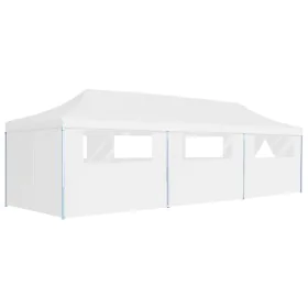 Faltbares Pop-up-Partyzelt mit 8 Wänden weiß 3x9 m von vidaXL, Zelte und Pavillons - Ref: Foro24-48874, Preis: 377,99 €, Raba...