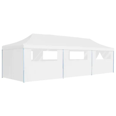 Folding pop-up party tent with 8 walls white 3x9 m by vidaXL, Tents and gazebos - Ref: Foro24-48874, Price: 377,99 €, Discoun...