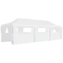 Folding pop-up party tent with 8 walls white 3x9 m by vidaXL, Tents and gazebos - Ref: Foro24-48874, Price: 377,99 €, Discoun...