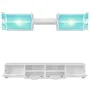 TV-Wohnzimmerschrank mit strahlend weißen LED-Leuchten, 5-teilig von vidaXL, TV-Möbel - Ref: Foro24-246027, Preis: 372,28 €, ...