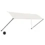 Cremefarbene, einziehbare Markise mit LED 350x150 cm von vidaXL, Markisen - Ref: Foro24-145926, Preis: 63,56 €, Rabatt: %