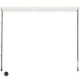 Retractable awning with cream-colored LED lights 350x150 cm by vidaXL, Awnings - Ref: Foro24-145926, Price: 63,56 €, Discount: %