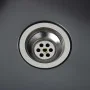 Handgefertigte Küchenspüle aus schwarzem Edelstahl von vidaXL, Sinkt - Ref: Foro24-145083, Preis: 129,18 €, Rabatt: %