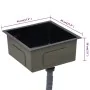 Handgefertigte Küchenspüle aus schwarzem Edelstahl von vidaXL, Sinkt - Ref: Foro24-145083, Preis: 129,18 €, Rabatt: %