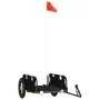 Remolque de carga para bicicleta hierro y tela Oxford negro de vidaXL, Remolques para bicicletas - Ref: Foro24-94164, Precio:...