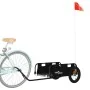 Remolque de carga para bicicleta hierro y tela Oxford negro de vidaXL, Remolques para bicicletas - Ref: Foro24-94164, Precio:...