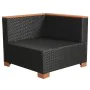 8-piece garden furniture set and black synthetic rattan cushions by vidaXL, Garden sets - Ref: Foro24-42758, Price: 796,29 €,...