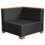 8-teiliges Gartenmöbel-Set und schwarze synthetische Rattankissen von vidaXL, Gartensets - Ref: Foro24-42758, Preis: 796,29 €...