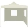 Professional folding tent with 2 cream-colored steel walls 2x2m by vidaXL, Tents and gazebos - Ref: Foro24-48881, Price: 96,8...