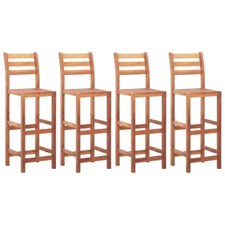 Sillas de cocina 4 unidades madera maciza de acacia de vidaXL, Taburetes de cocina - Ref: Foro24-46315, Precio: 223,39 €, Des...