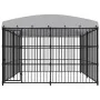 Außenzwinger mit Dach 300x300x210 cm von vidaXL, Hundehütten und Zäune - Ref: Foro24-170895, Preis: 803,11 €, Rabatt: %