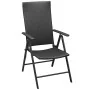 5-teiliges Garten-Essset und schwarze Aluminiumkissen von vidaXL, Gartensets - Ref: Foro24-42778, Preis: 424,06 €, Rabatt: %