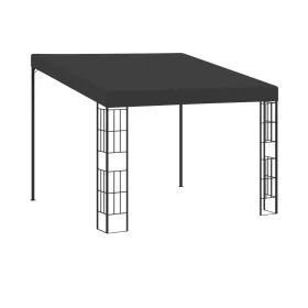 Gazebo with wall mounting anthracite gray fabric 3x3 m by vidaXL, Tents and gazebos - Ref: Foro24-47990, Price: 238,01 €, Dis...