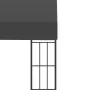 Gazebo with wall mounting anthracite gray fabric 3x3 m by vidaXL, Tents and gazebos - Ref: Foro24-47990, Price: 238,01 €, Dis...