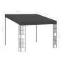 Gazebo with wall mounting anthracite gray fabric 3x3 m by vidaXL, Tents and gazebos - Ref: Foro24-47990, Price: 238,01 €, Dis...