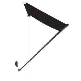 Einziehbare Markise mit LED Anthrazitgrau 150x150 cm von vidaXL, Markisen - Ref: Foro24-145915, Preis: 40,31 €, Rabatt: %
