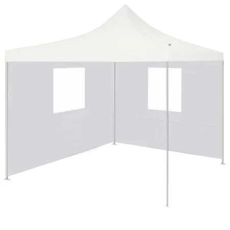 Professional folding tent with 2 white steel walls 2x2 m by vidaXL, Tents and gazebos - Ref: Foro24-48887, Price: 106,13 €, D...