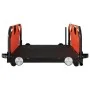 Remolque para bicicletas hierro y tela Oxford naranja de vidaXL, Remolques para bicicletas - Ref: Foro24-94159, Precio: 77,63...