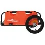 Remolque para bicicletas hierro y tela Oxford naranja de vidaXL, Remolques para bicicletas - Ref: Foro24-94159, Precio: 77,63...
