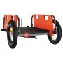 Remolque para bicicletas hierro y tela Oxford naranja de vidaXL, Remolques para bicicletas - Ref: Foro24-94159, Precio: 77,63...