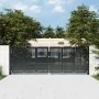 Anthrazitgraues Gartentor aus Stahl 300x125 cm von vidaXL, Gartentore - Ref: Foro24-154565, Preis: 373,15 €, Rabatt: %