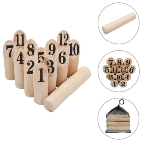 Kubb Zahlenspiel aus Holz von vidaXL, Spiele für draussen - Ref: Foro24-91804, Preis: 24,38 €, Rabatt: %