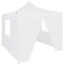 Professional folding tent with 4 walls white steel 2x2 m by vidaXL, Tents and gazebos - Ref: Foro24-48888, Price: 122,49 €, D...