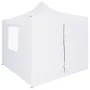 Professional folding tent with 4 walls white steel 2x2 m by vidaXL, Tents and gazebos - Ref: Foro24-48888, Price: 122,49 €, D...