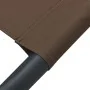 Outdoor lounger with canopy and brown pillow by vidaXL, Loungers - Ref: Foro24-48078, Price: 85,95 €, Discount: %