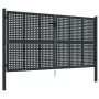 Anthrazitgraues Gartentor aus Stahl 300x175 cm von vidaXL, Gartentore - Ref: Foro24-154567, Preis: 585,52 €, Rabatt: %