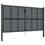 Puerta de jardín acero gris antracita 300x175 cm de vidaXL, Puertas de jardín - Ref: Foro24-154567, Precio: 573,54 €, Descuen...