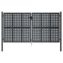 Puerta de jardín acero gris antracita 300x175 cm de vidaXL, Puertas de jardín - Ref: Foro24-154567, Precio: 573,54 €, Descuen...