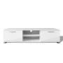 Weißes Hochglanz-TV-Möbel 120x40,5x35 cm von vidaXL, TV-Möbel - Ref: Foro24-243041, Preis: 94,96 €, Rabatt: %