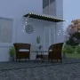 Retractable awning with anthracite gray LED 300x150 cm by vidaXL, Awnings - Ref: Foro24-145918, Price: 58,07 €, Discount: %