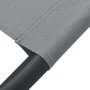 Außenliege mit Baldachin und grauem Kissen von vidaXL, Liegen - Ref: Foro24-48079, Preis: 86,21 €, Rabatt: %