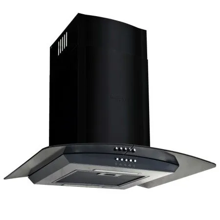 Wall extractor hood 60 cm stainless steel 756 m³/h black by vidaXL, Extractors - Ref: Foro24-50707, Price: 157,58 €, Discount: %