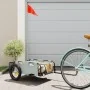 Iron bicycle trailer and gray Oxford cloth by vidaXL, Bicycle trailers - Ref: Foro24-94161, Price: 78,59 €, Discount: %