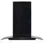 Wall extractor hood 60 cm stainless steel 756 m³/h black by vidaXL, Extractors - Ref: Foro24-50707, Price: 157,58 €, Discount: %