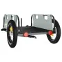 Fahrradanhänger aus Eisen und grauem Oxford-Stoff von vidaXL, Fahrradanhänger - Ref: Foro24-94161, Preis: 78,65 €, Rabatt: %