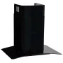Wall extractor hood 60 cm stainless steel 756 m³/h black by vidaXL, Extractors - Ref: Foro24-50707, Price: 157,58 €, Discount: %