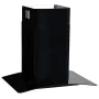 Wand-Dunstabzugshaube 60 cm Edelstahl 756 m³/h schwarz von vidaXL, Extraktoren - Ref: Foro24-50707, Preis: 155,27 €, Rabatt: %