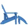 Adirondack Gartenstuhl mit Fußstütze HDPE Aqua Blue von vidaXL, Gartenstühle - Ref: Foro24-318648, Preis: 207,20 €, Rabatt: %