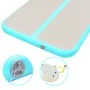 Esterilla inflable de gimnasia y bomba 400x100x10 cm PVC verde de vidaXL, Esteras para pilates y yoga - Ref: Foro24-91917, Pr...