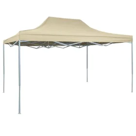 Cream-colored steel professional folding tent 3x4 m by vidaXL, Tents and gazebos - Ref: Foro24-48892, Price: 118,97 €, Discou...