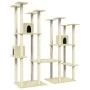 Cat scratching post with cream sisal posts 174 cm by vidaXL, Cat furniture - Ref: Foro24-171533, Price: 142,83 €, Discount: %
