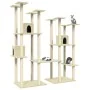 Cat scratching post with cream sisal posts 174 cm by vidaXL, Cat furniture - Ref: Foro24-171533, Price: 142,83 €, Discount: %