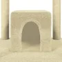 Cat scratching post with cream sisal posts 174 cm by vidaXL, Cat furniture - Ref: Foro24-171533, Price: 142,83 €, Discount: %